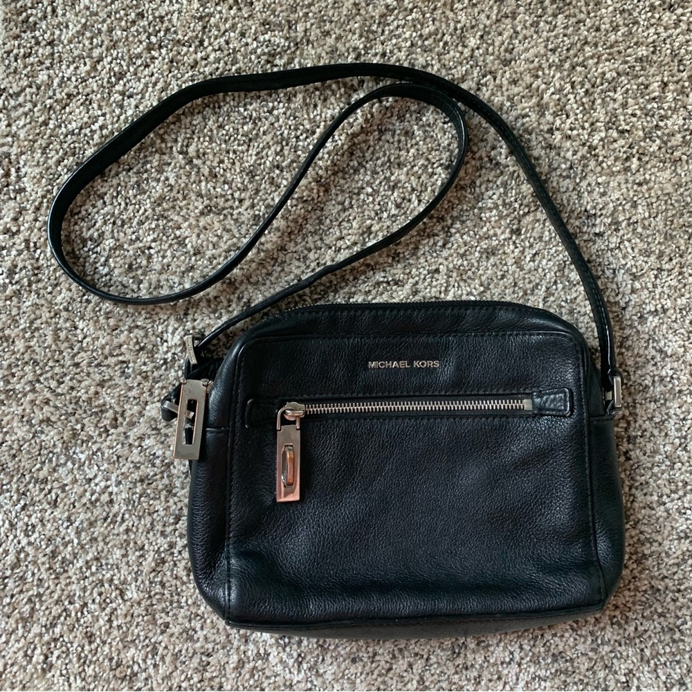 Michael Kors Black Crossbody Bag Purse